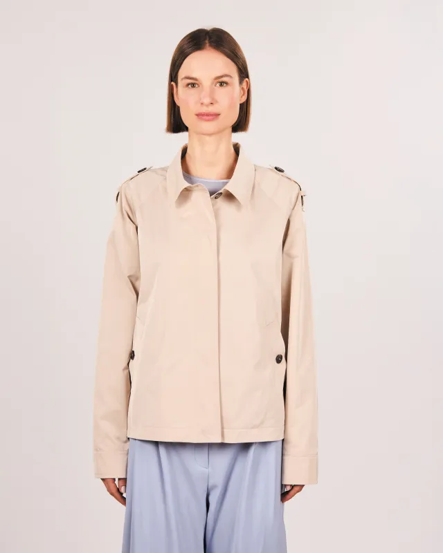 WEGA Green Goose - Kurz-Trenchcoat in Beige